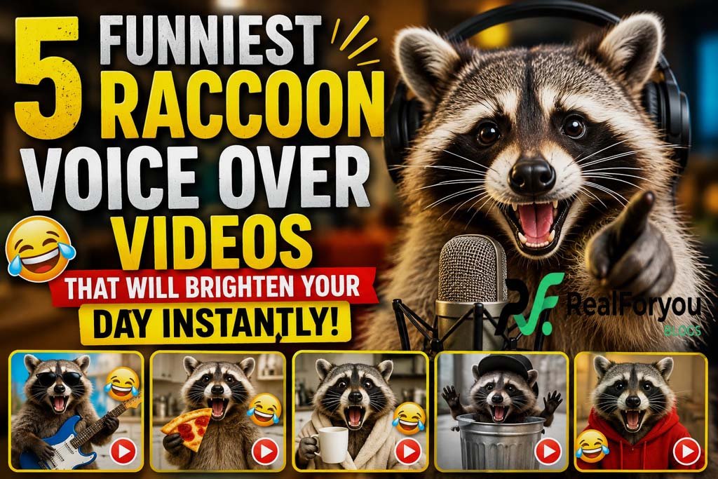 5 Funniest Raccoon Voice Over Videos That Will Brighten Your Day Instantly Voice
