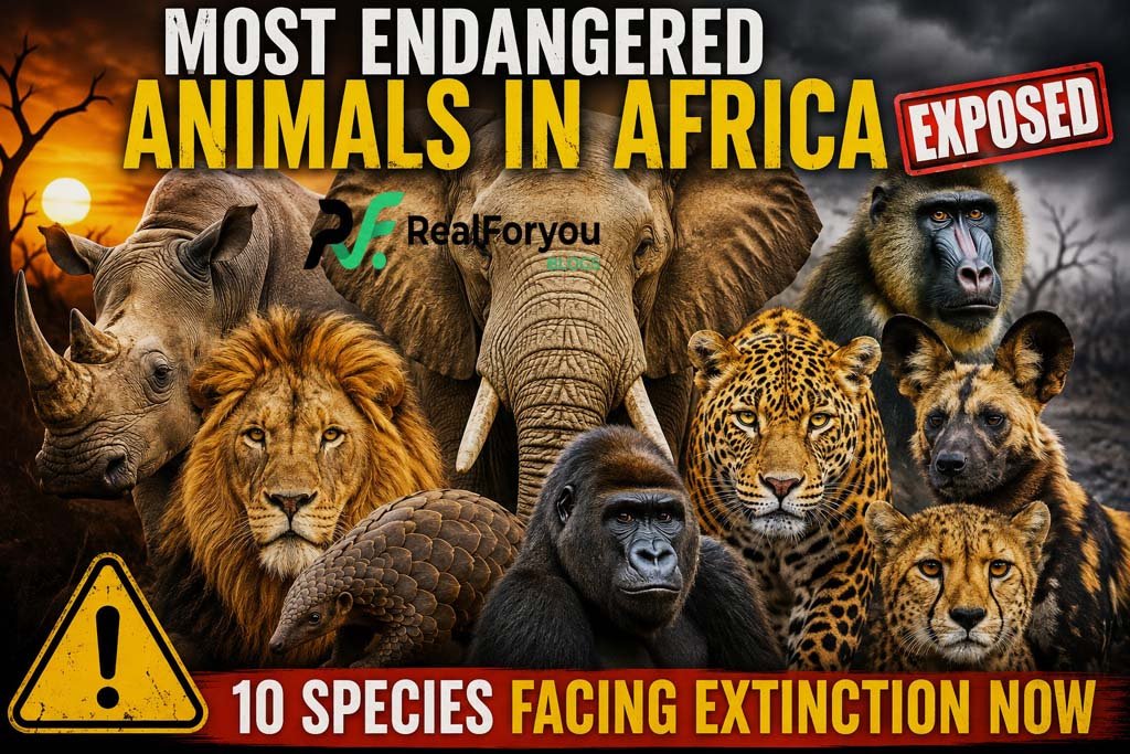 Most Endangered Animals In Africa EXPOSED: 10 Species Facing Extinction Now Endangered