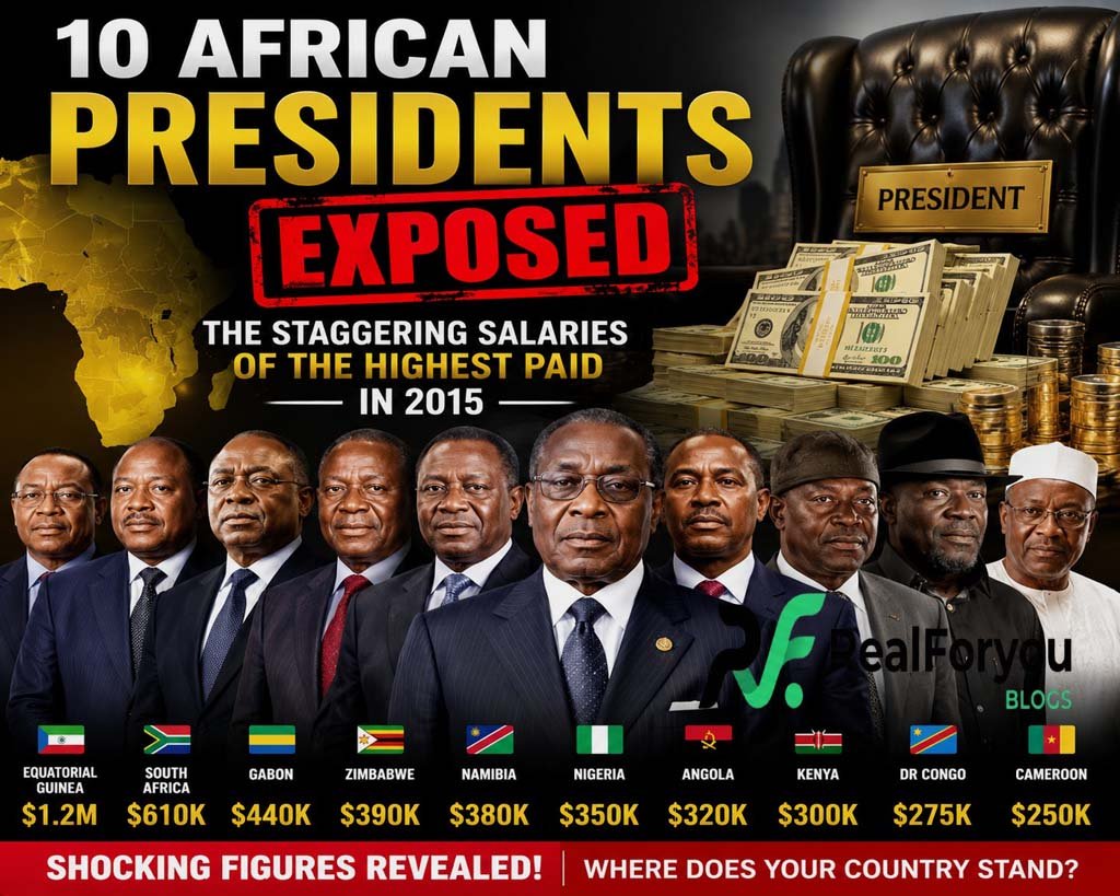 10 African Presidents Exposed: The Salaries of the Highest Paid in 2015 African