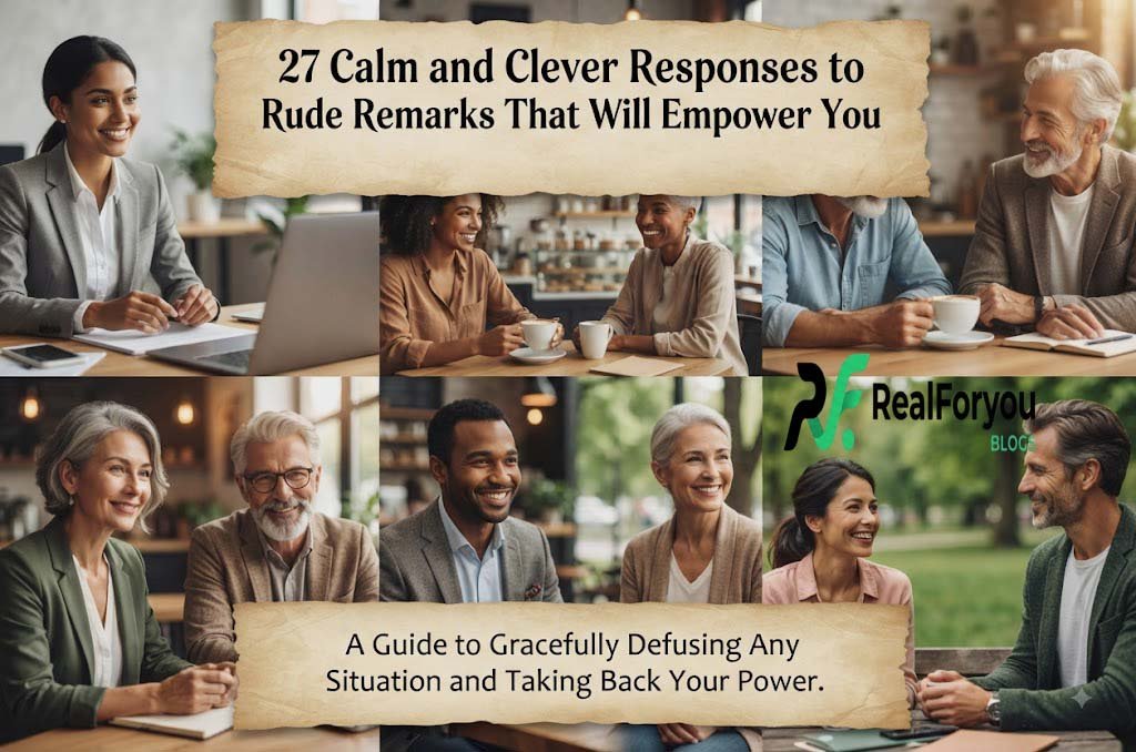 27 Calm and Clever Responses to Rude Remarks That Will Empower You Calm
