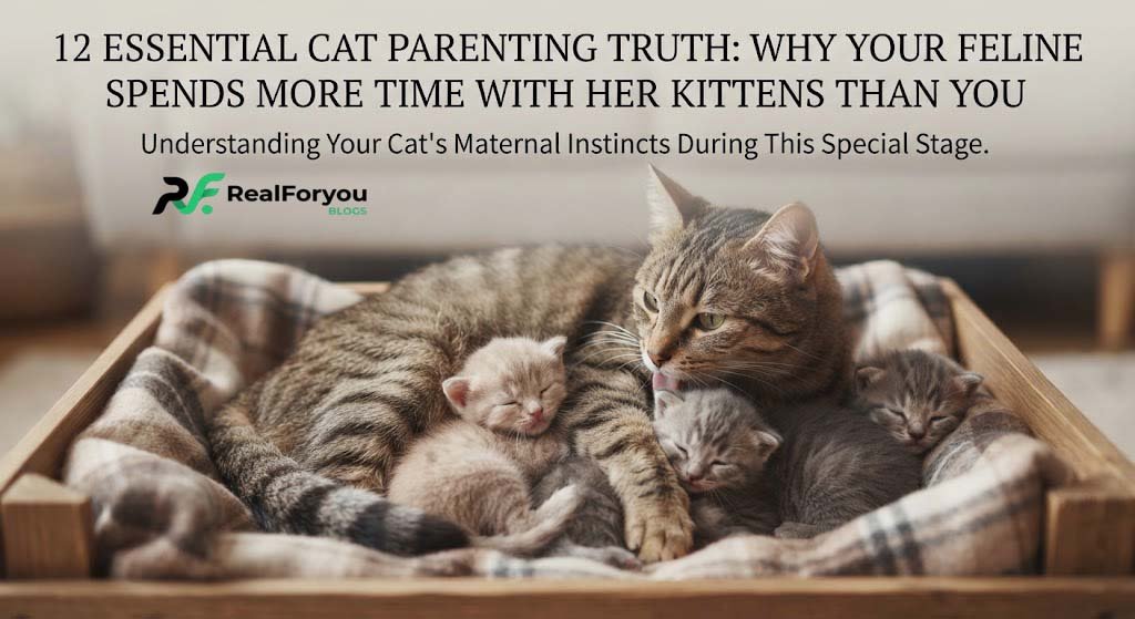 12 Essential Cat Parenting Truth: Why Your Feline Spends More Time With Her Kittens Than You Cat