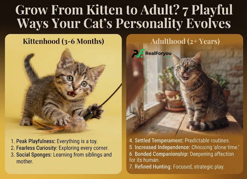 Grow From Kitten to Adult? 7 Playful Ways Your Cat’s Personality Evolves Grow